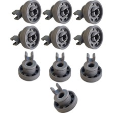 Populer Bosch Profilo Siemens Uyumlu Bulaşık Makine Sepet. Teker Yeni Tip Küçük  10 Adet 424717