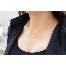 Kahve Bardağı 14 Ayar Altın Kolye