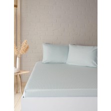 Silindir Pvc Çantalı %100 Pamuk Saten Lastikli Çarşaf Seti