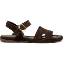 Kadın Sandalet RC-25Y-001-R29633 John May Kahve Süet