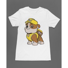 Bumeta Güçlü Patiler Rubble Paw Patrol Unisex Tişört T-Shirt