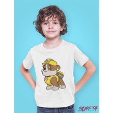 Bumeta Güçlü Patiler Rubble Paw Patrol Çocuk Tişört T-Shirt