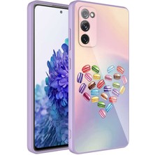 Galaxy S20 Fe Kılıf Kamera Korumalı Desenli Sert Silikon Tlzn Epoksi Kapak-No1