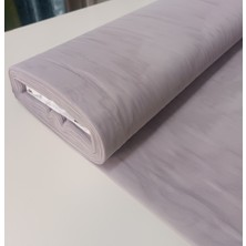 Çocuk Odası Dökümlü Düz Tül Perde - Mor - Pileli Dikim 1x2,5 Pile -MR100
