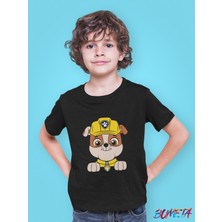 Bumeta Inşaat Kahramanı Rubble Paw Patrol Çocuk Tişört T-Shirt