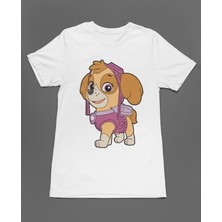 Bumeta Gökyüzünün Kahramanı Skye Paw Patrol Unisex Tişört T-Shirt