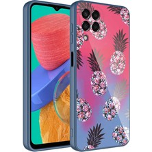 Galaxy M33 Kılıf Kamera Korumalı Desenli Sert Silikon Tlzn Epoksi Kapak-No3