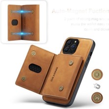 Iphone 15 Dg Mıng 2 Parça Ayrılabilir Güçlü Manyetik Cüzdanlı Kılıf