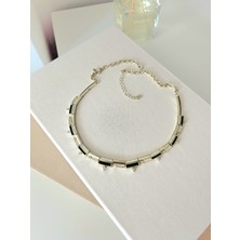 Vıp Seri Mg Model Yeşil Mineli Zirkon Taşlı Kolye