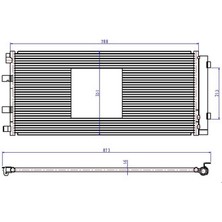 Klima Radyatoru Kondenseri Renault Master Iii 10 Opel Movano B 10 2.3dci Almla