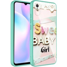 Xiaomi Redmi 9A Kılıf Kamera Korumalı Desenli Sert Silikon Tlzn Epoksi Kapak-No5