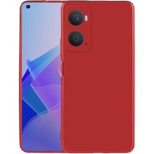 Oppo A36 Kılıf Tlzn Premier Silikon Kapak-Kırmızı