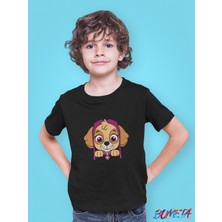 Bumeta Pembe Patiler Görevde Paw Patrol Çocuk Tişört T-Shirt