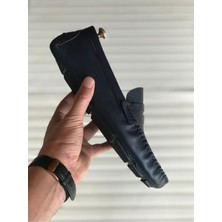 Yeni Sezon Hakiki Deri Günlük Loafer Geçme Rok