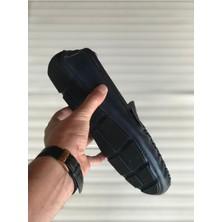 Yeni Sezon Hakiki Deri Günlük Loafer Geçme Rok