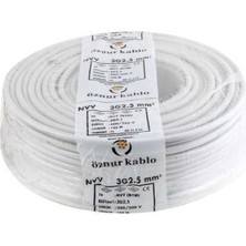 Öznur 3x2.5 Nym Kablo Tam Bakır 100 Metre