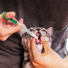 Kedi Köpek Hap Yutturma Enjektörü Yumuşak Uçlu