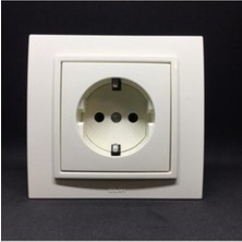 Titanyum Zena Topraklı Priz