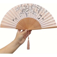 My Balli Store Yelpaze El Fanı Şık Kaliteli Bambu
