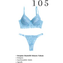 Murays Kadın Serpme Dantelli Sütyen Takım