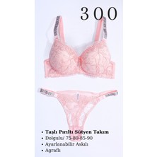 Murays Kadın 2 Li Taşlı Pırıltılı Sütyen Takım
