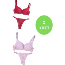 Murays Kadın 2 Li Taşlı Sütyen Takım