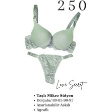 Murays Kadın Taşlı Mikro Sütyen Takım