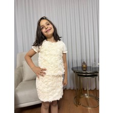 Çiçek Işleme  Detaylı Kız  Çocuktakım