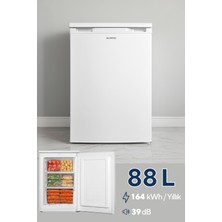 Kumtel 3 Çekmeceli Dikey  Derin Dondurucu 88L HFR-100