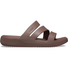 Crocs Kadın Kahverengi Getaway Strappy Terlik  209587-0LF 100% Thermoplastic Malzeme ile Günlük Kullanım İçin