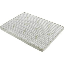 7 cm Aloevera 100X160 Visco Katmanlı Lastikli Uyku Pedi Yatak Şiltesi Lüx Ortopedik Yatak Pedi