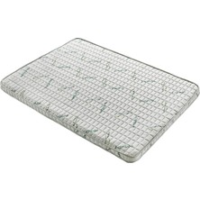 7 cm Bamboo 80X180 Visco Katmanlı Lastikli Uyku Pedi Yatak Şiltesi Lüx Ortopedik Yatak Pedi