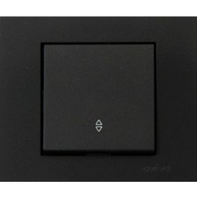 11 Adet Ovivo Grano Siyah Vavien Anahtar Çerçeve Dahil 11'lu