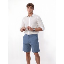 Velvarde/ Slım Short/ Açık Mavi
