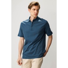 Erkek Polo Yaka T-Shirt Petrol
