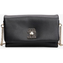 Kadın Th Modern Mini Crossover Çanta - Siyah