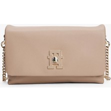 Kadın  Th Modern Mini Çapraz Omuz Çantası - Taupe