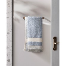 Brest %100 Pamuk Yüz Havlusu - Mavi - 50X80 cm