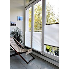 Katlanabilir Cam Balkon Plise Perde