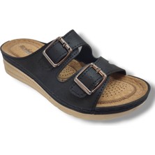Avox 765-25 Çift Tokalı Comfort Kadın Terlik