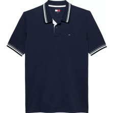 Erkek Tipped Polo Yaka T-Shirt - Lacivert
