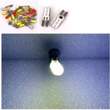 ( 2 x Adet ) 1 Takım  Professıonal T10 LED Whıte T10 LED Dipsiz Ampul 12 Smd Chıp Seri Beyaz