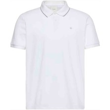 Erkek Regular Fit Kısa Kollu Polo Yaka T-Shirt - Beyaz