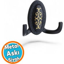 Dolap Askılık Askılığı Duvar Vestiyer Banyo Mutfak Elbise Kıyafet Çanta Askısı Askı Siyah