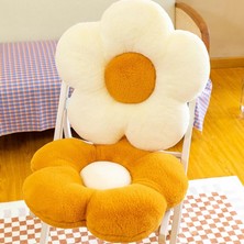 Wanglm Yeşil 35 cm Doldurulmuş Papatya Çiçek Koltuk Minderi Ayçiçeği Şekli Çocuklar Kız Yatak Odası Koltuk Yastık Ofis Odası Dekor Kanepe Yastıkları Peluş Oyuncaklar (Yurt Dışından)