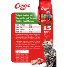 Cango Yetişkin Kedi Maması Kokteyl 15KG