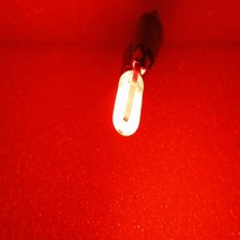 ( 2 x Adet ) 1 Takım Professıonal T10 LED Red T10 LED Dipsiz Ampul 12 Smd Chıp Seri Kırmızı