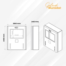 E 365 Ac Duvar Tip 10 Inç Ekranlı Mıd Sayaçlı Çift Soketli Rfıd 22KW Şarj Istasyonu