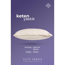 Sleep Garden Keten Yastık Jüt Keten Çantalı (50X70)