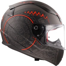 Ls2 Rapid Takaroa 2  - Mat Siyah-Kırmızı - 2xl